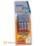 Sony Power Charger with 4x 1700mAh batteries