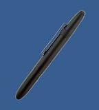 Fisher Matte Black Bullet Space Pen With Clip 400BCL