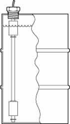 KIP Brass/buna N.o./n.c. Level Control