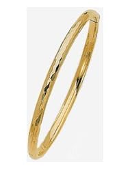 4mm 14k Fancy Bangle Bracelet