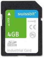 Memory Cards 4GB IND TEMP SD CARD SLC FLASH S200