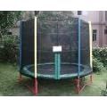 8ft Round Trampoline with Enclosure