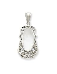 Sterling Silver Mother of Pearl Pendant