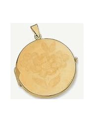 36mm 14k Fancy Round Locket