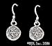 Pirate Coin Sterling Silver Earrings Pirate Jewelry