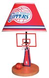 Los Angeles Clippers Table Lamp - NBA Wooden Lamp for Kids