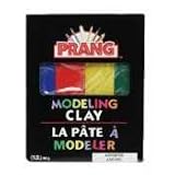 Modeling Clay Assortment, Red, Green, Blue & Yellow, Four 1/4 lb. Pieces/box