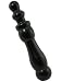 Private Bonez - Black Graduated Double Ended Dong - TPR (Silicone)
