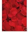 RED SILK ROSE PETALS - VALENTINE'S DAY, WEDDING FLOWERS, CONFETTI