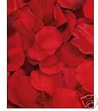 Red Silk Rose Petals - Christmas, Wedding Flowers, Confetti