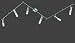 Trio 8700061-07 EnergiEnergiesparpar-Schiene,6x9W,E14