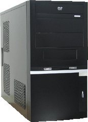 InterTech AOC03 Midi Tower ATX ohne Netzteil USB 2.0 schwarz Preisvergleich