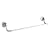 KOHLER K-11411-P-CP Bancroft 24-Inch Towel Bar in Polished Chrome with White Bar, Polished Chrome