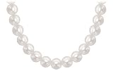 Akoya Cultured Pearl Necklace : 14K White Gold  10 MM