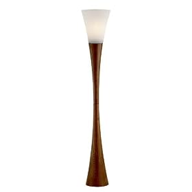 Adesso Espresso Hourglass Floor Lamp by Adesso