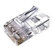 RJ45 Stranded Connector 25 Pk Gray.