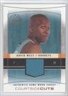 2003-04 Flair Final Edition Courtside Cuts Jerseys 75 #DAW - David West/75