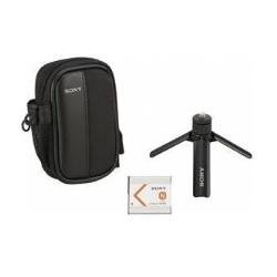 Sony ACC-CTBN Cyber-shot Starter-Kit (Akku, Kameratasche, aufklappbarem Stativ)