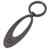 Montblanc MatSteel Drop Stainless Steel Ruthenium-Plated Key Ring
