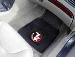 Florida State Seminoles 18 x 27 Heavy Duty 2-Piece Vinyl Car Mat Set