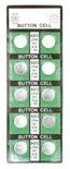 Button Replacement Batteries (Card of 10) 1.5 volts