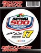 Matt Kenseth 2009 Daytona 500 Champion Round Vinyl Decal