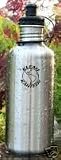 Klean Kanteen Eco Friendly 18 oz with Sport Top Stainless Steel Reusable Water Bottle