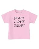 S.Horizon-PEACE LOVE TWILIGHT Infant/Toddler T-Shirt~Pink~Infants-12M