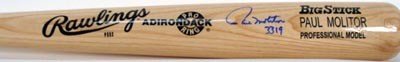 Paul Molitor Autographed/Hand Signed Rawlings Big Stick Baseball Bat