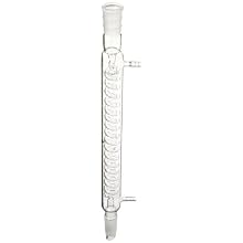 Chemglass CG-1214-05 Glass Graham Condenser, 10mm OD, 300mm Jacket Length