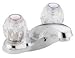 Chateau 4" Chrome Two Handle Lavatory Faucet