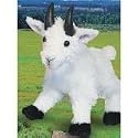 Plush Billy Mountain Goat 8"