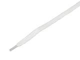 Produkt-Bild: 1 Paar Bergal Schn&uuml;rsenkel weiss - flach - 7,0 mm breit