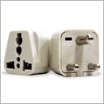 International Plug Adapter USA Female to India 16 Amp Grounded BS546 Male Plug by Stayonline