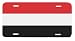 Yemen Yemenese Flag License Plate