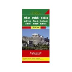 Athen / Delphi / Eub�a 1 : 200 000. Autokarte. Mit Citypl�nen und Kulturf�hrer