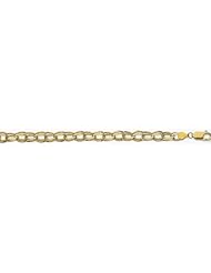 8mm Gold Charm Bracelet 8"