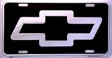Chevy Bow Tie Logo License Plate