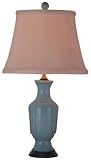 Classic Traditional Formal Quality Lighting - 21" Turqoise Oriental Style Fine Table Lamp