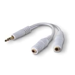 Belkin iPod Y-Adapter Klinke 3,5 Weiss