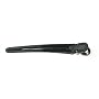 SIBEL Large aluminium/Plastic section clips - Pack of 12 - Black