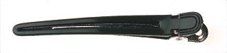 SIBEL Large aluminium/Plastic section clips – Pack of 12 – Black