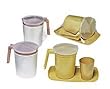 ^Carafe/Beverage E*Kits - Pitcher with Outer Jacket - Carafe Kit w/Foam Jacket, Mauve, Shrinkwrapped Min.Order is 1 CS ( 40 Each / Case; )