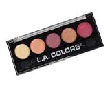 LA Colors 5 Color Metallic Eye Shadow Palette 025 Fabulous
