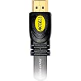 Accell B082C-007B UltraAV HDMI-HDMI Flat Cable (6.6 Feet/2 Meters)