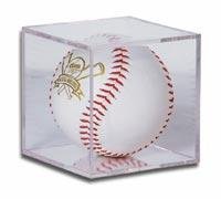 BallQube Softball Holder Display - Sports Memoriablia - Sportscards Collecting Supplies