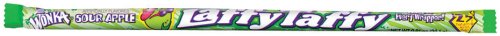 Wonka Laffy Taffy Sour Apple Rope, 0.81-Ounce Units (Pack of 4) by Sugar-Free Candy