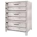 Bakers Pride 4153 Triple Deck Gas Pizza Deck Oven | 210,000 BTU, 54 x 24.5