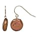 14K Gold Hanging Coin Pearl Earring