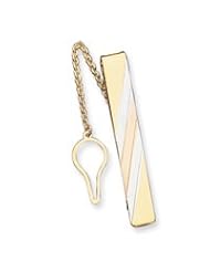Sterling Silver Vermeil Tie Bar